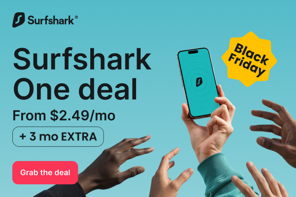 Surfshark One Black Friday offer starts October 12