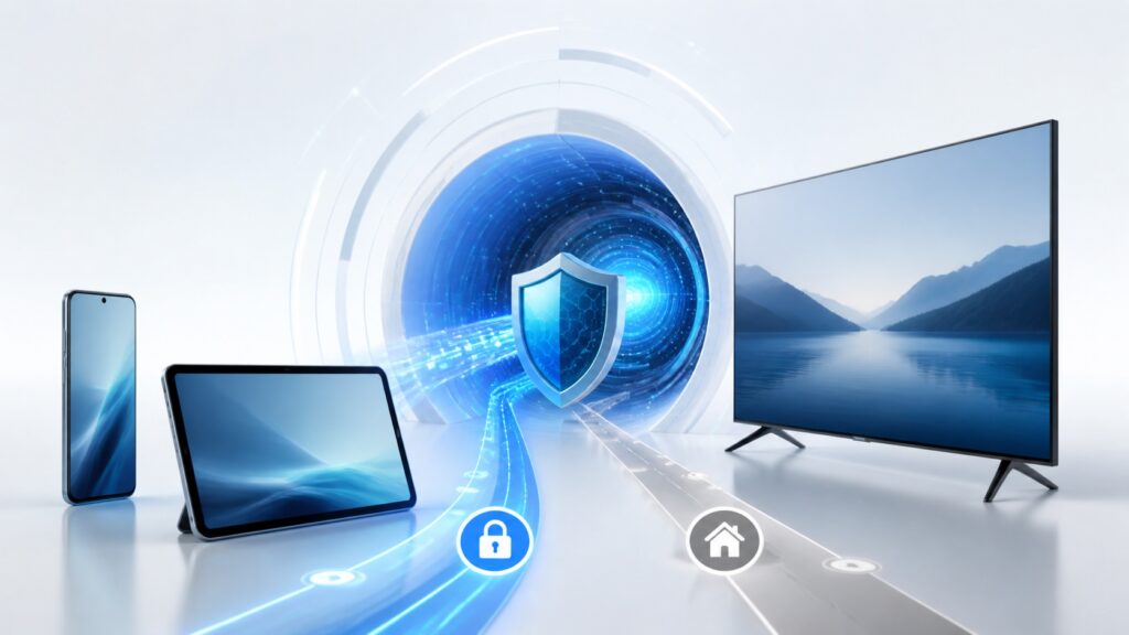 Best VPN for Android comparison shown on protected Android devices