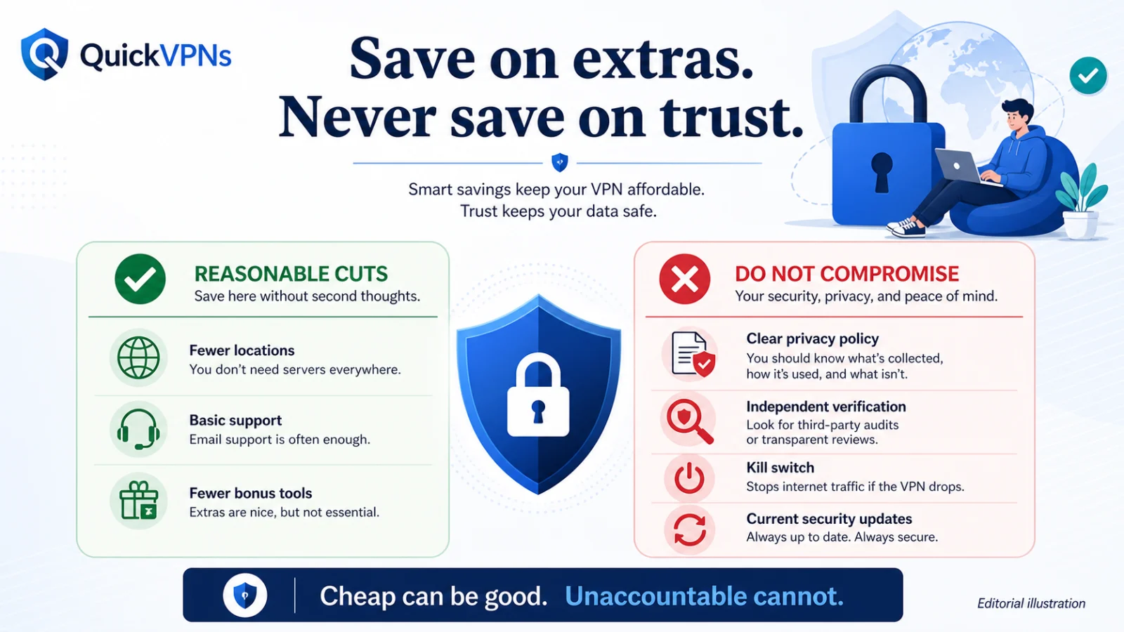 Best Cheap VPN Services That Are Worth Paying For 4 Safe and unsafe compromises when choosing a cheap VPN